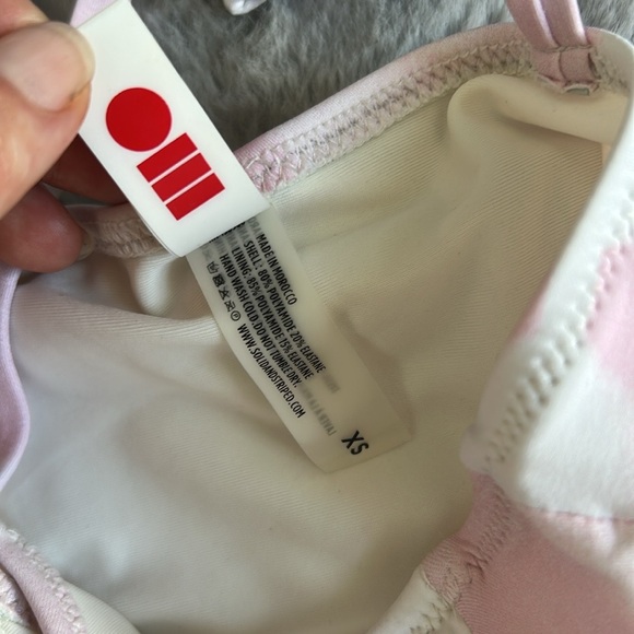 SOLID & STRIPED The Olympia One Piece in Ballet Tie Dye XS - Picture 8 of 9